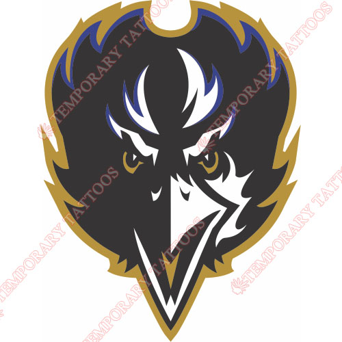 Baltimore Ravens Customize Temporary Tattoos Stickers NO.414